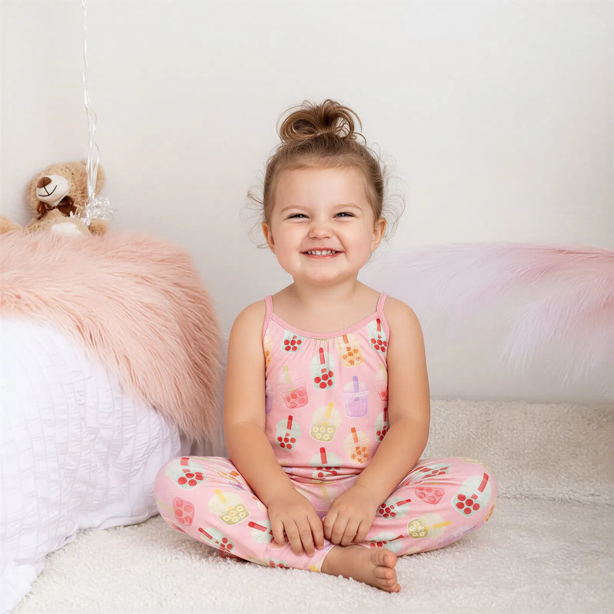 Bestaroo organic bamboo toddler jumpsuit with pockets