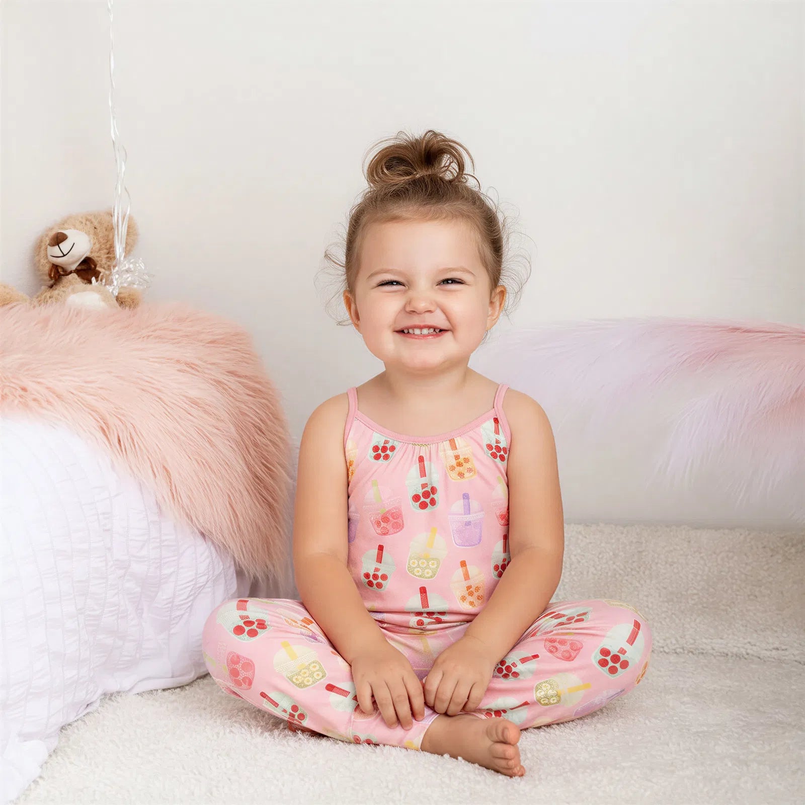 Bestaroo organic bamboo toddler jumpsuit with pockets