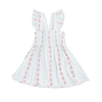 Angel Dear Antoinette Stripe - Smocked Top with Bloomer - 