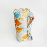 Kinder Cloth Diaper Co. Anywhere Adventure Play Mat, Featuring Quilted Wipeable Machine Washable Fabric - 