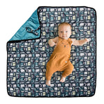 Kinder Cloth Diaper Co. Anywhere Adventure Play Mat, Featuring Quilted Wipeable Machine Washable Fabric - 