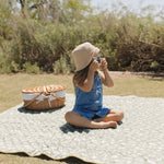 Kinder Cloth Diaper Co. Anywhere Adventure Play Mat, Featuring Quilted Wipeable Machine Washable Fabric - 