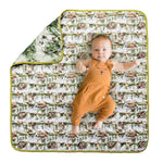 Kinder Cloth Diaper Co. Anywhere Adventure Play Mat, Featuring Quilted Wipeable Machine Washable Fabric - 