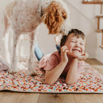Kinder Cloth Diaper Co. Anywhere Adventure Play Mat, Featuring Quilted Wipeable Machine Washable Fabric - 