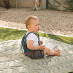 Kinder Cloth Diaper Co. Anywhere Adventure Play Mat, Featuring Quilted Wipeable Machine Washable Fabric - 