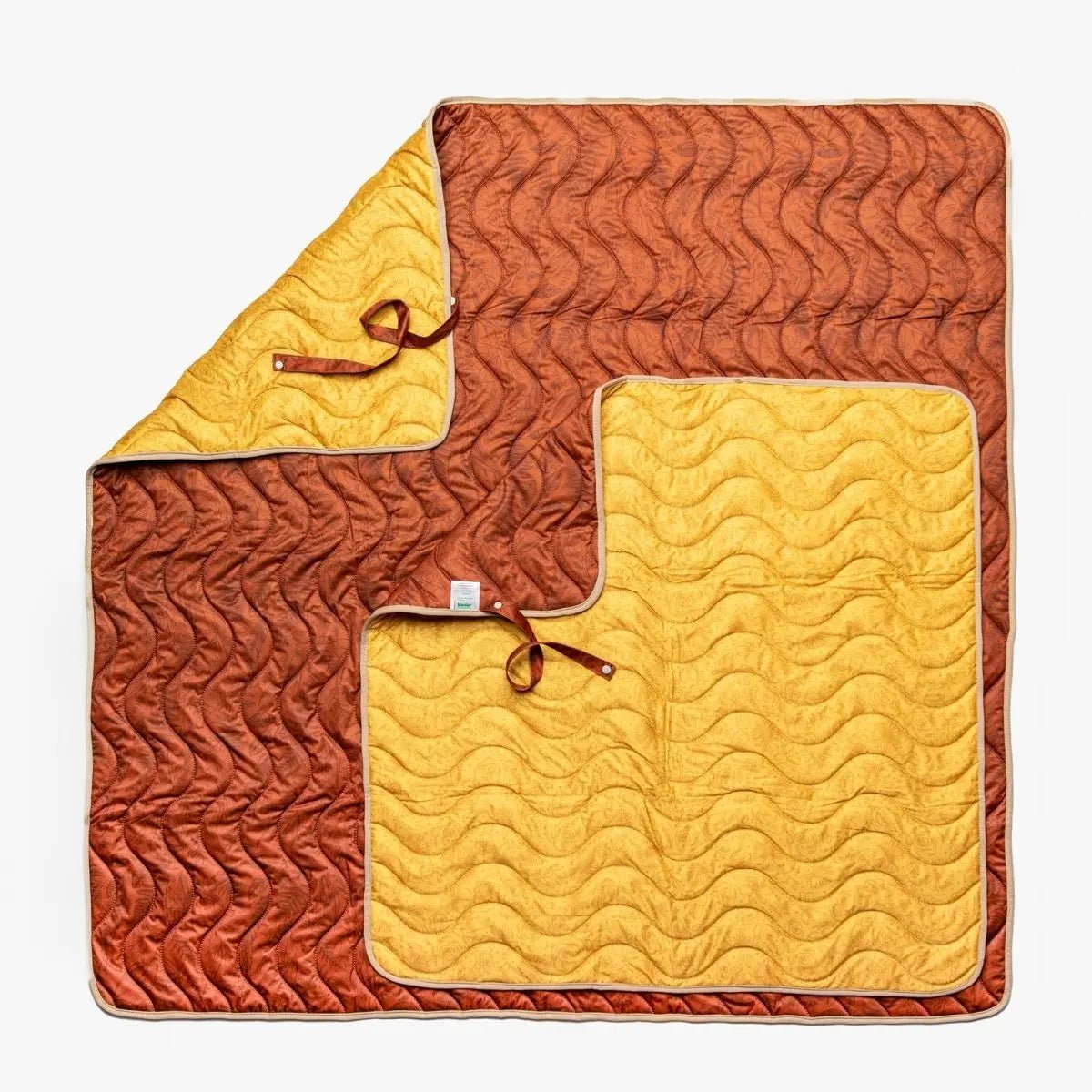 Kinder Cloth Diaper Co. Anywhere Adventure Play Mat, Featuring Quilted Wipeable Machine Washable Fabric - 
