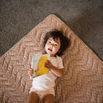 Kinder Cloth Diaper Co. Anywhere Adventure Play Mat, Featuring Quilted Wipeable Machine Washable Fabric - 