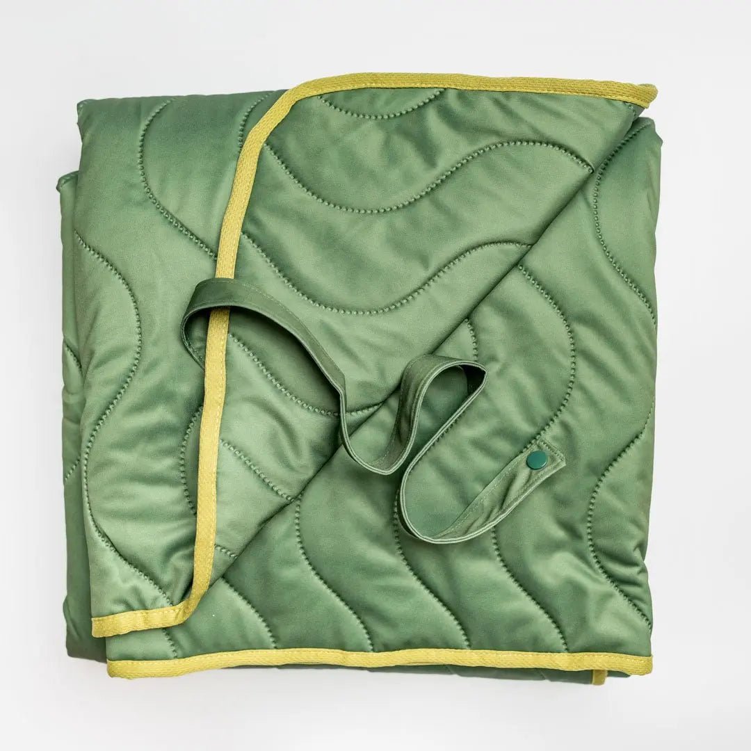 Kinder Cloth Diaper Co. Anywhere Adventure Play Mat, Featuring Quilted Wipeable Machine Washable Fabric - 