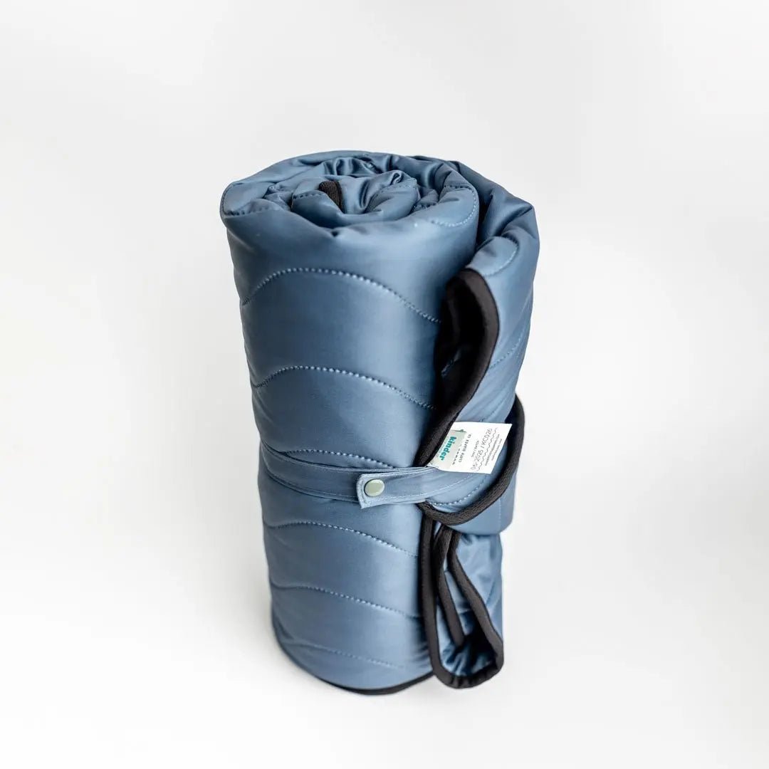 Kinder Cloth Diaper Co. Anywhere Adventure Play Mat, Featuring Quilted Wipeable Machine Washable Fabric - 