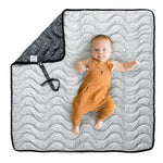Kinder Cloth Diaper Co. Anywhere Adventure Play Mat, Featuring Quilted Wipeable Machine Washable Fabric - 