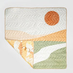 Kinder Cloth Diaper Co. Anywhere Adventure Play Mat, Featuring Quilted Wipeable Machine Washable Fabric - 