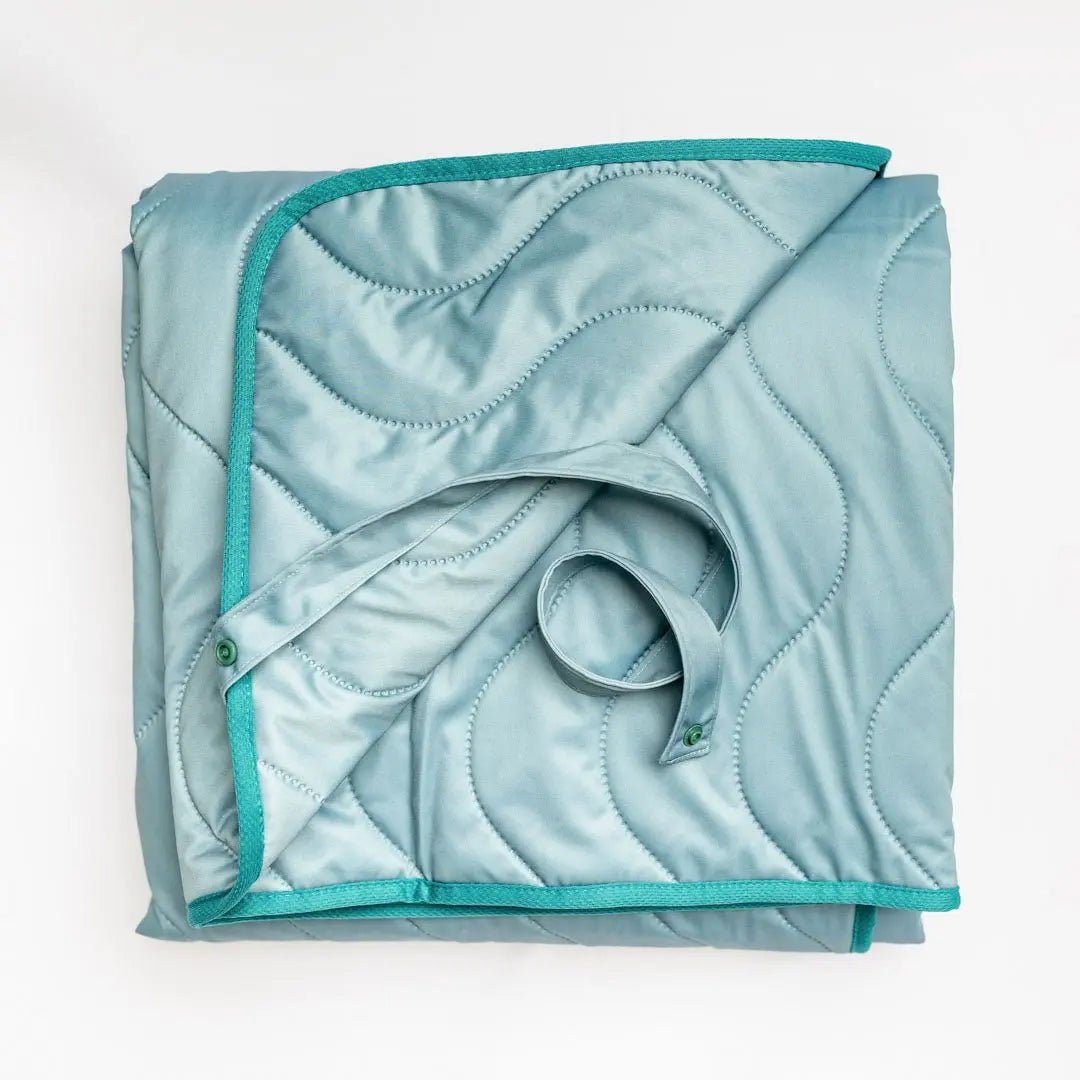 Kinder Cloth Diaper Co. Anywhere Adventure Play Mat, Featuring Quilted Wipeable Machine Washable Fabric - 