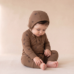 Organic Kimono Onesie & Pants Set - Apple by Makemake Organics
