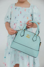 Mila & Rose ® Aqua Glitter Crossbody Purse for Girls Mila Rose Kids Bag - 