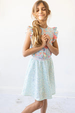 Mila & Rose ® Aqua Sequin Twirl Skort - 