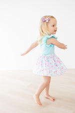 Mila & Rose ® Aqua S/S Ruffle TeeEveretts Place