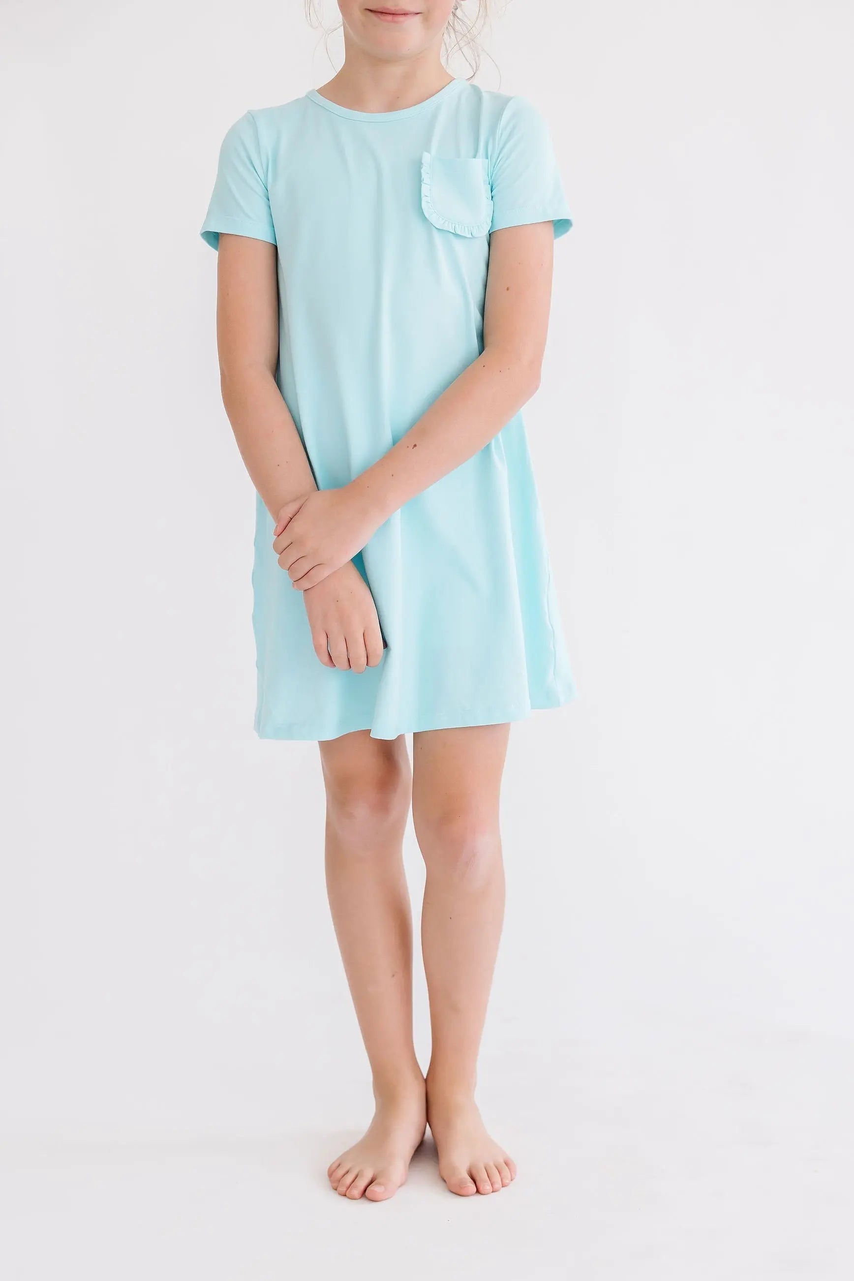 Mila & Rose ® Aqua T-Shirt Dress - 