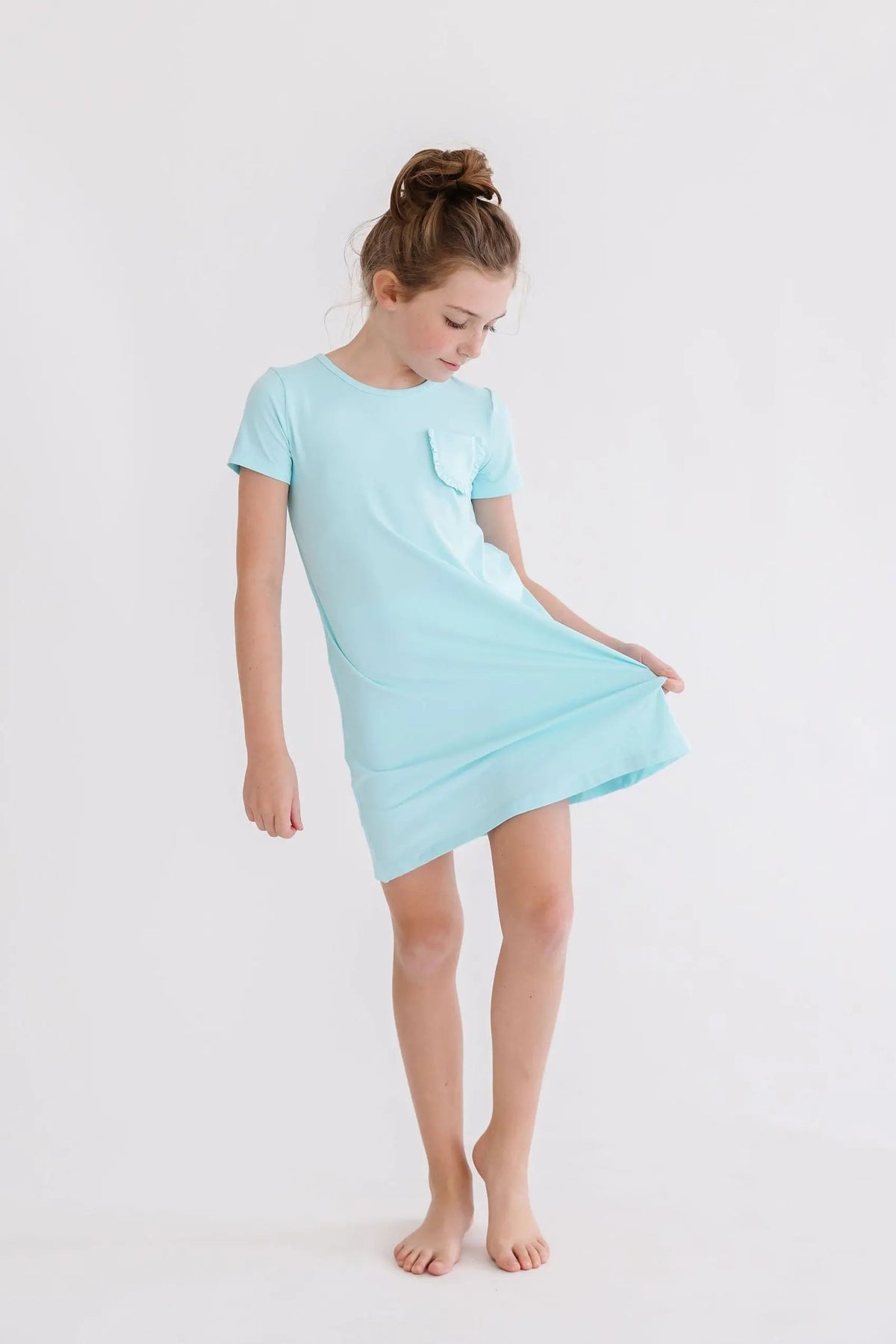 Mila & Rose ® Aqua T-Shirt Dress - 