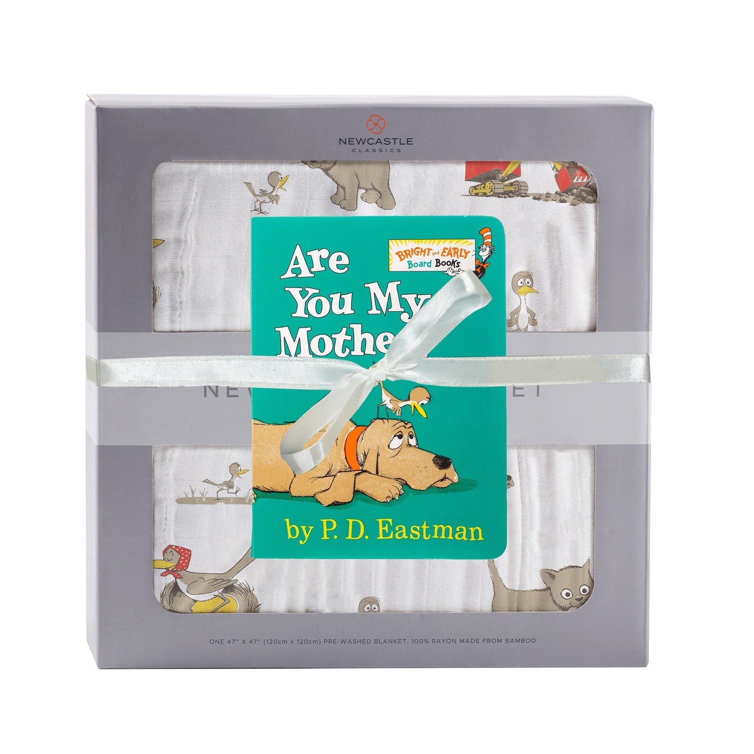 Newcastle Classics Are You My Mother? Bamboo Muslin Newcastle Blanket with Book SetEveretts Place