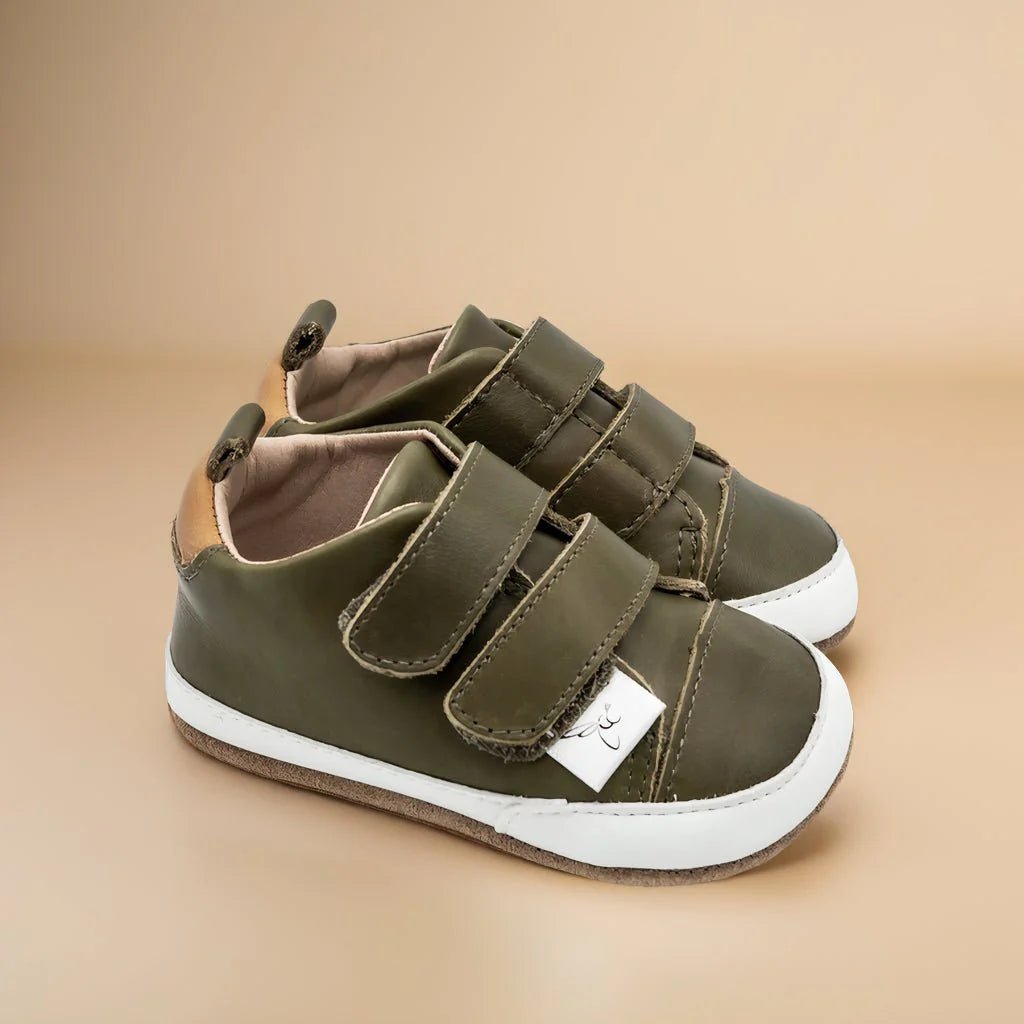 Little Love Bug Co. Army Green Low Tops Discontinued - Everetts Place Boutique - 
