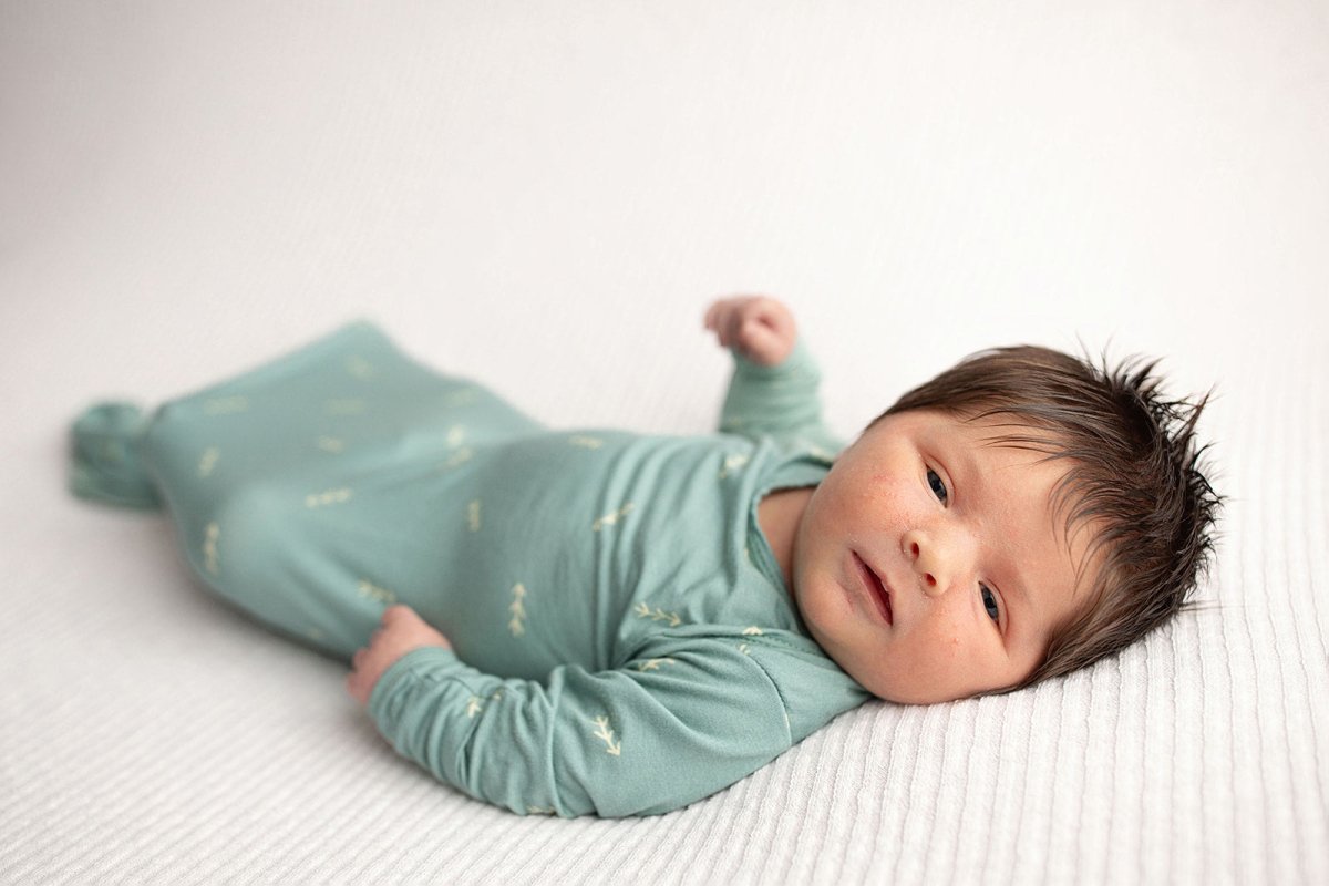 Three Little Tots Arrow Knotted Newborn Gown - 