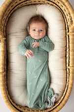 Three Little Tots Arrow Knotted Newborn Gown - 