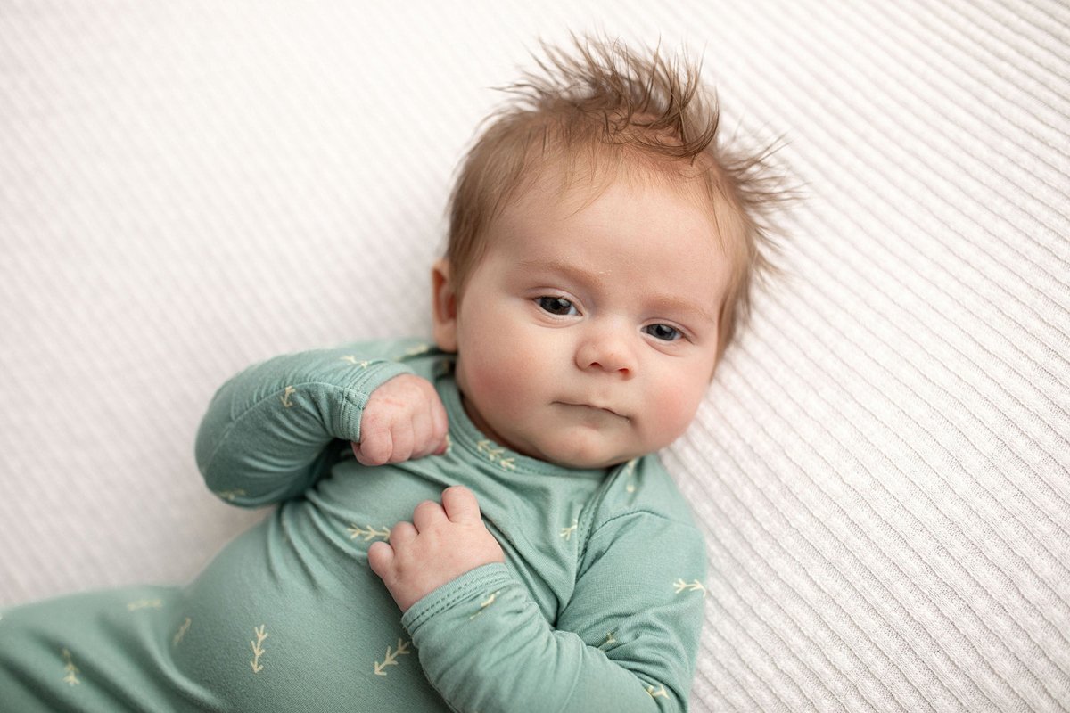 Three Little Tots Arrow Knotted Newborn Gown - 