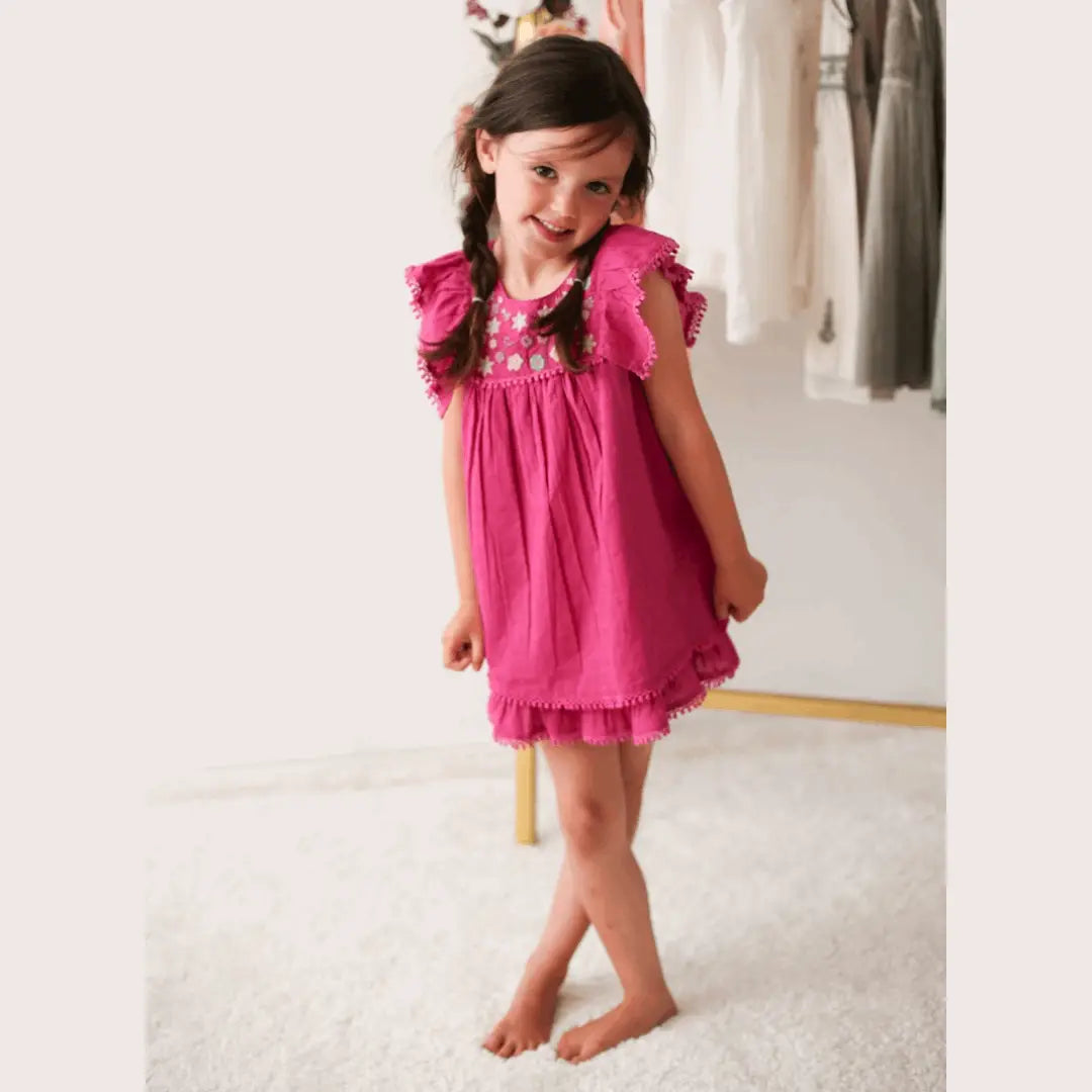 Bestaroo arya mini dress in hot pink - 