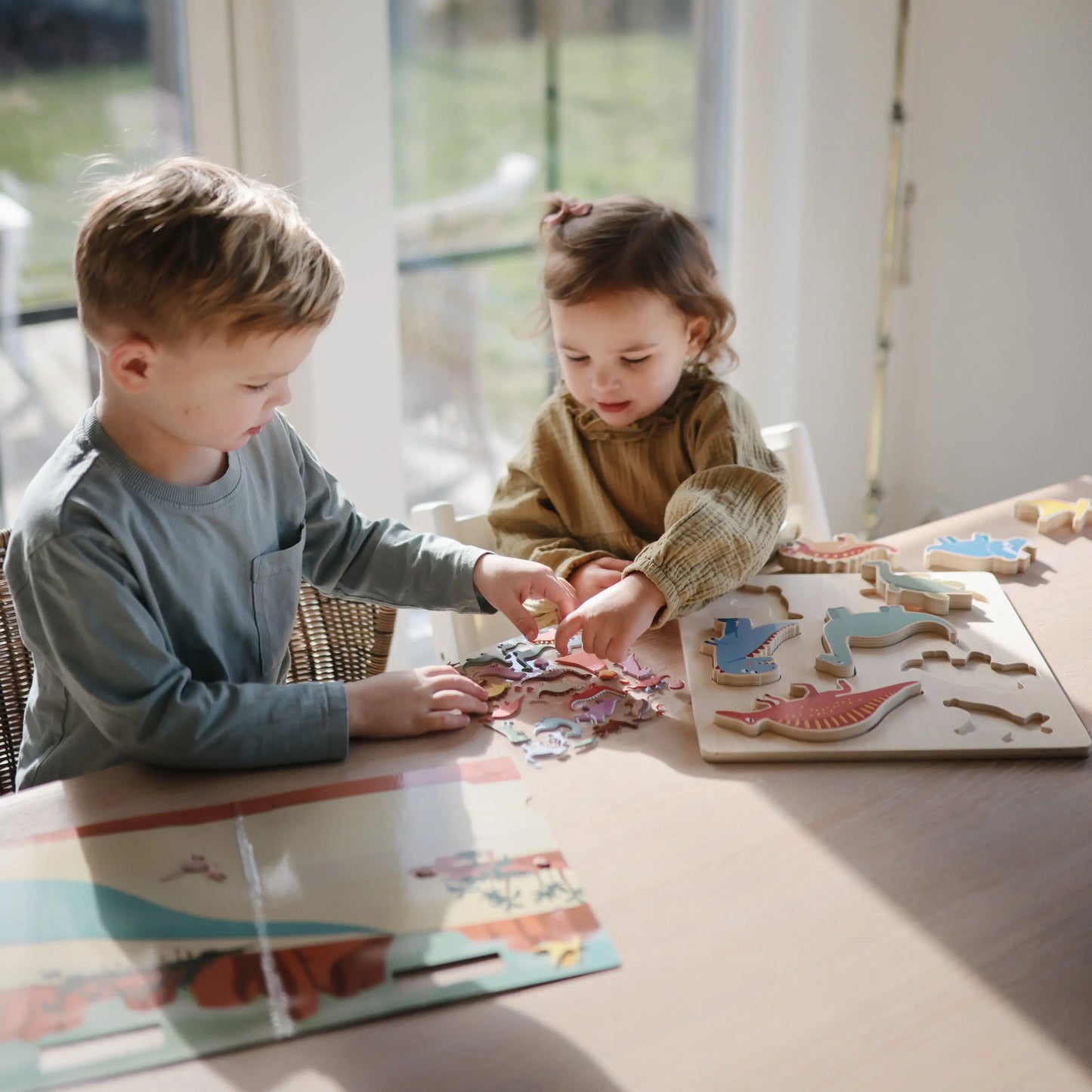 Reusable Dino Sticker Set for Imaginative Play and Storytelling Mushie