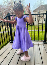 Bubble Baby Aster | Toddler Flutter Dress - 
