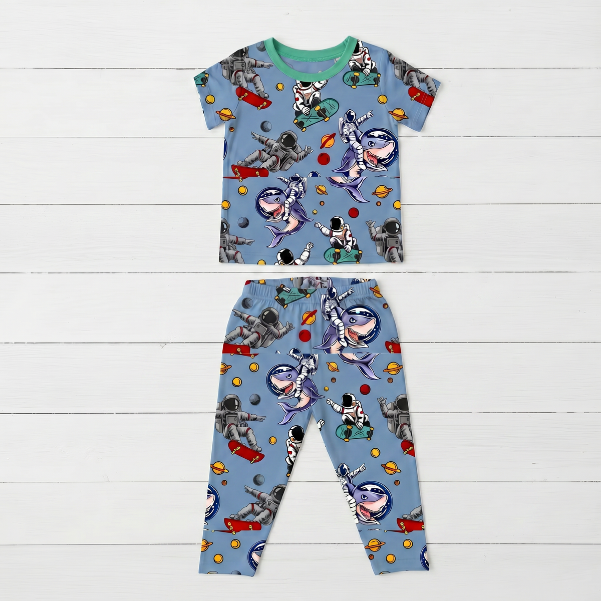 Astro Shredderz  S/S Pajama by Bestaroo
