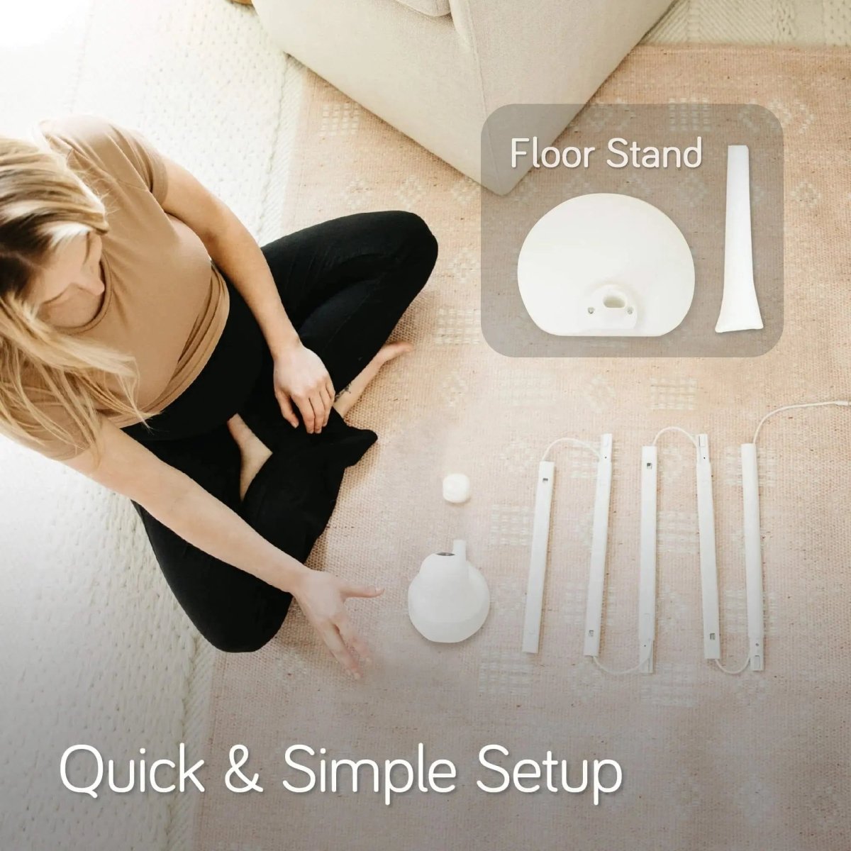 Nanobébé Aura Smart Baby Monitor with Breathing Detection for New Parents - 