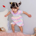 Bestaroo Aurora Bamboo Toddler Dress With Soft Short Sleeves For Twirls - 