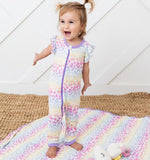 Soft Bamboo Spandex Flutter Romper by Bestaroo