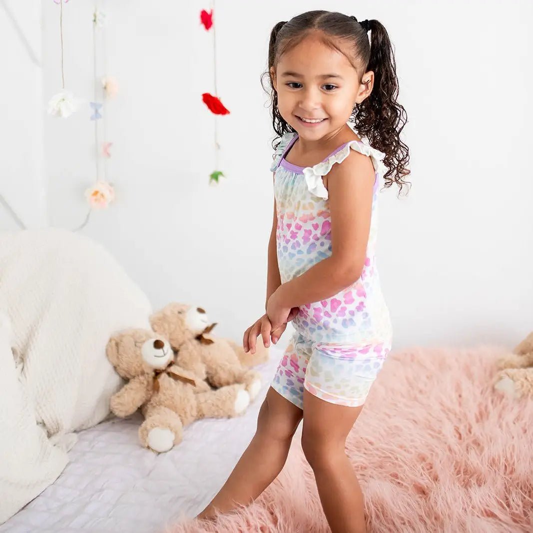 Aurora Flutter Tank & Shorts - Baby & Toddler Clothing, Textile, Pink, Child, Child model | Everetts Place