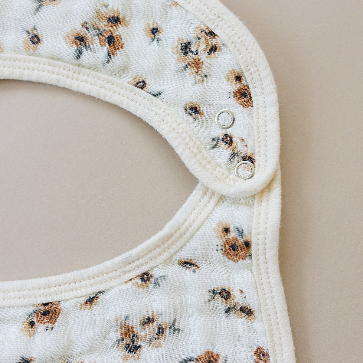 Mebie Baby Autumn Bloom Classic Muslin Bib - 