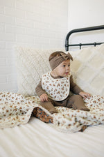 Mebie Baby Autumn Bloom Classic Muslin Bib - 