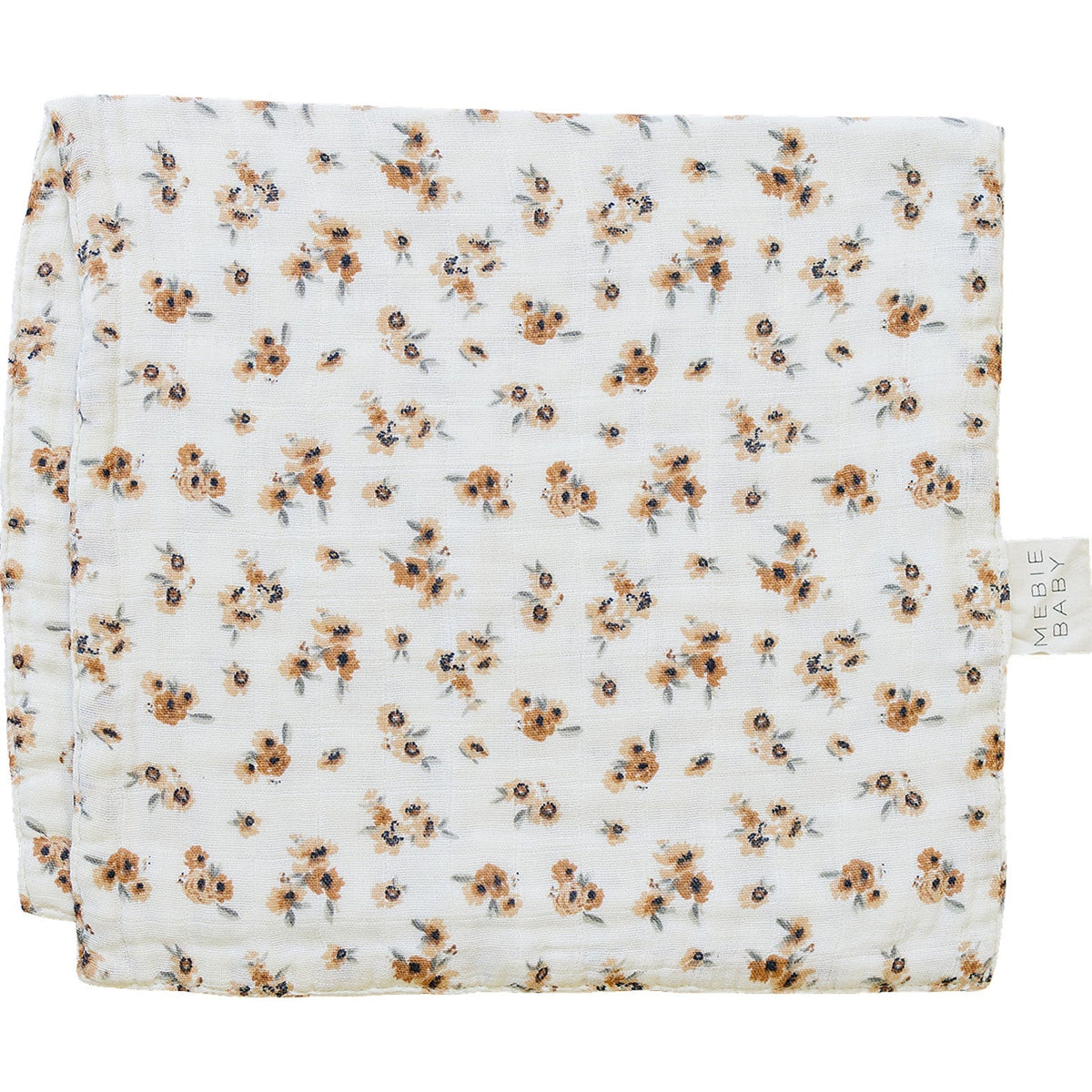 Mebie Baby Autumn Bloom Muslin Burp Cloth For Baby By Mebie Baby Soft Absorbent - 