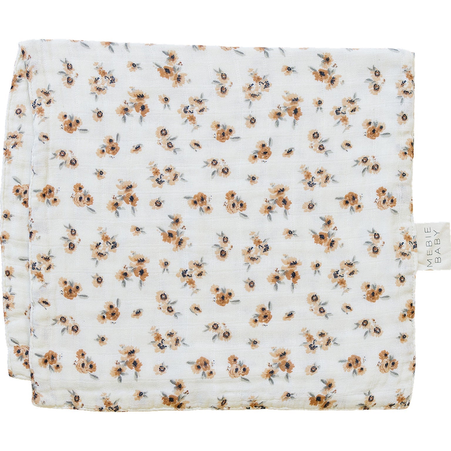 Mebie Baby Autumn Bloom Muslin Burp Cloth For Baby By Mebie Baby Soft Absorbent - 