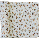 Mebie Baby Autumn Bloom Muslin Swaddle Blanket - 