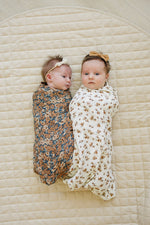 Mebie Baby Autumn Bloom Muslin Swaddle Blanket - 