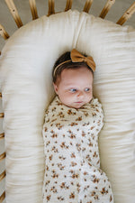 Mebie Baby Autumn Bloom Muslin Swaddle Blanket - 