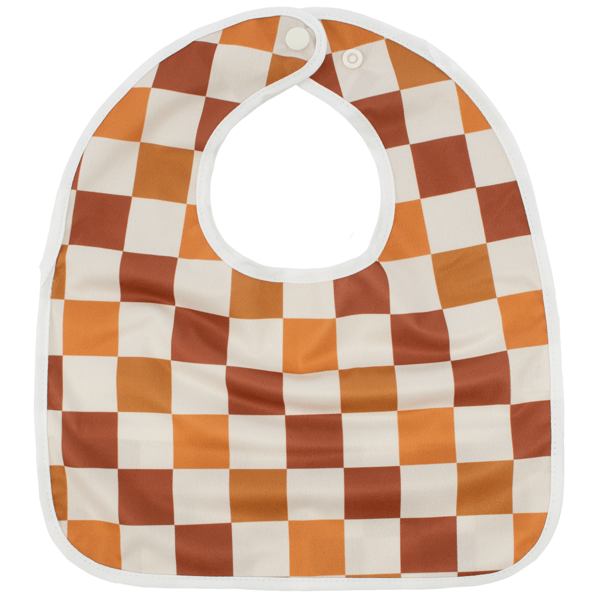 Texas Tushies Autumn Check Baby Bib with Pocket for Mess - Free Mealtime Fun - 