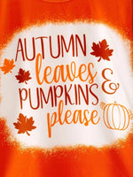 Rylee Faith Designs Autumn Leaves Pine Cone Stripe Print Girls Clothing Set - Everetts Place Boutique - 