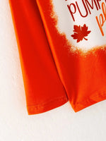 Rylee Faith Designs Autumn Leaves Pine Cone Stripe Print Girls Clothing Set - Everetts Place Boutique - 