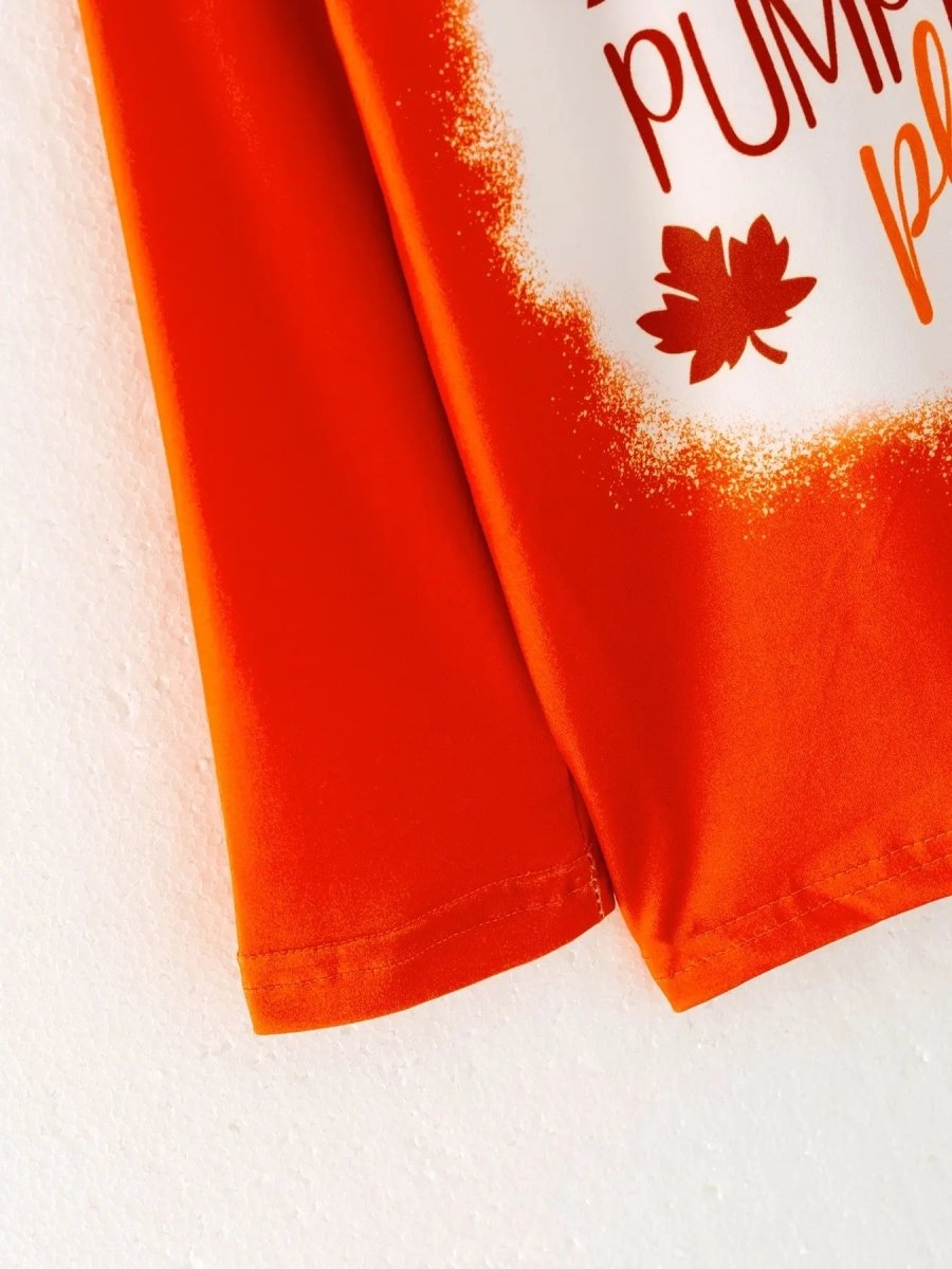 Rylee Faith Designs Autumn Leaves Pine Cone Stripe Print Girls Clothing Set - Everetts Place Boutique - 