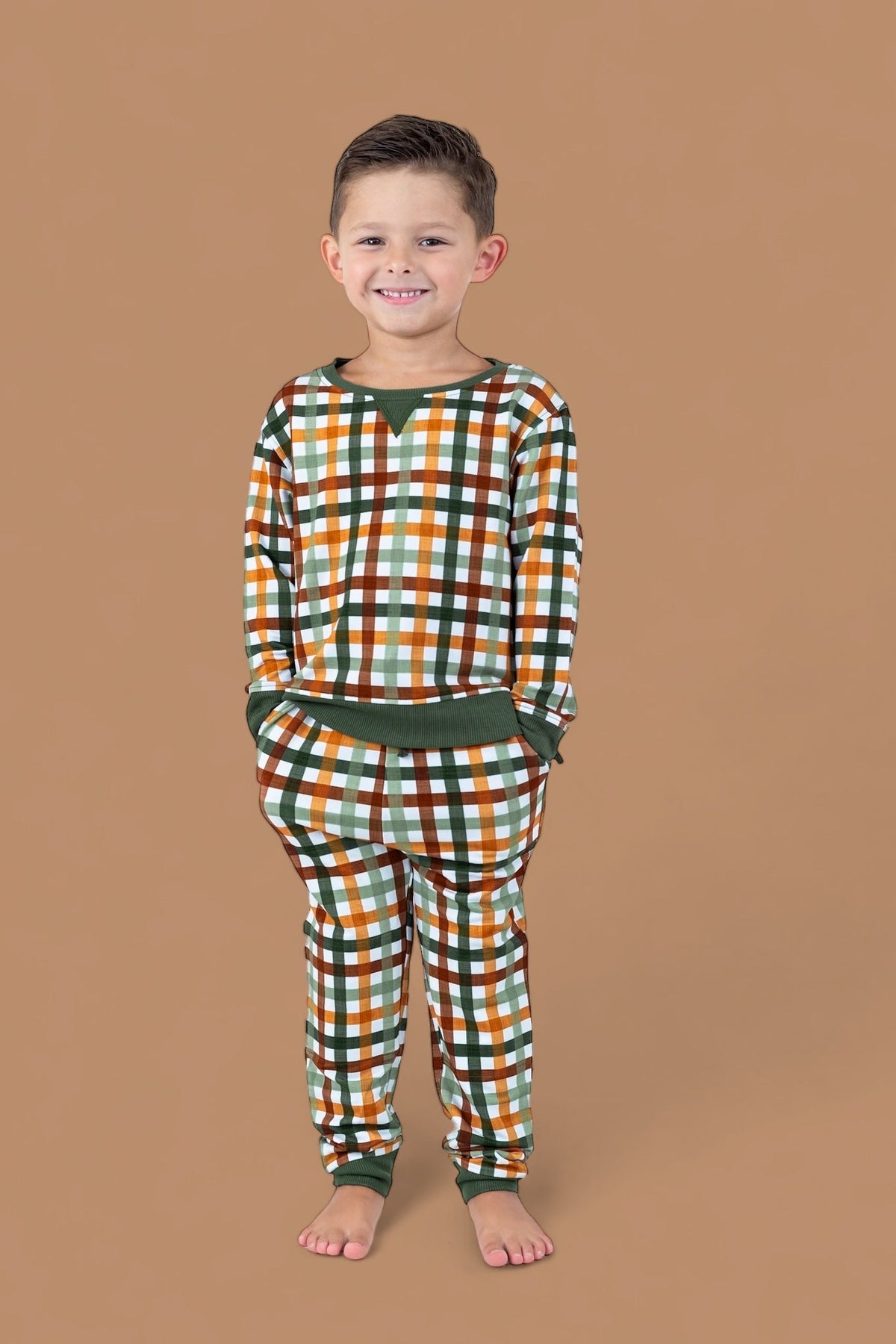 DREAM BIG LITTLE CO AUTUMN PLAID DREAM JOGGEREveretts Place