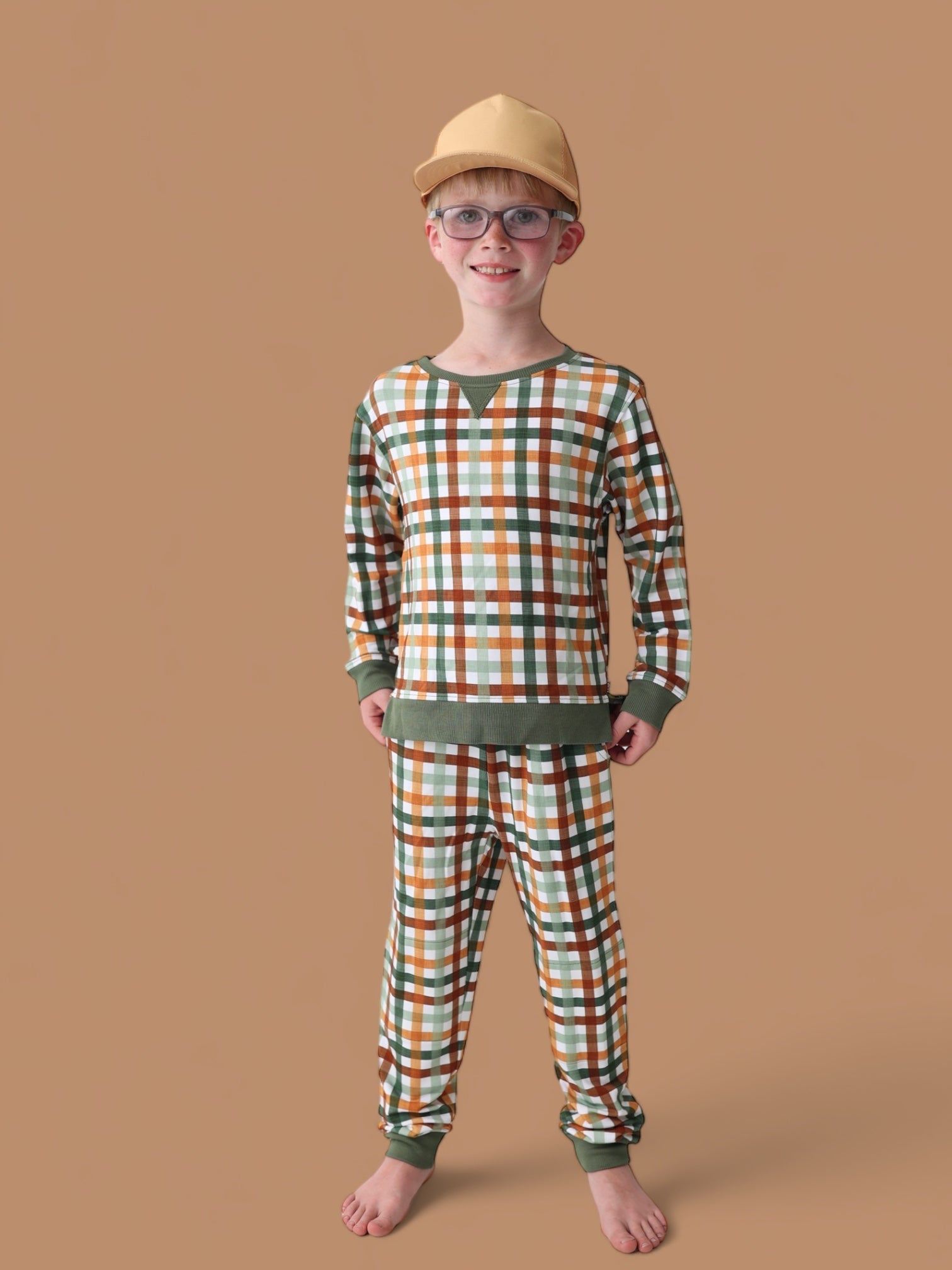 DREAM BIG LITTLE CO AUTUMN PLAID DREAM JOGGEREveretts Place
