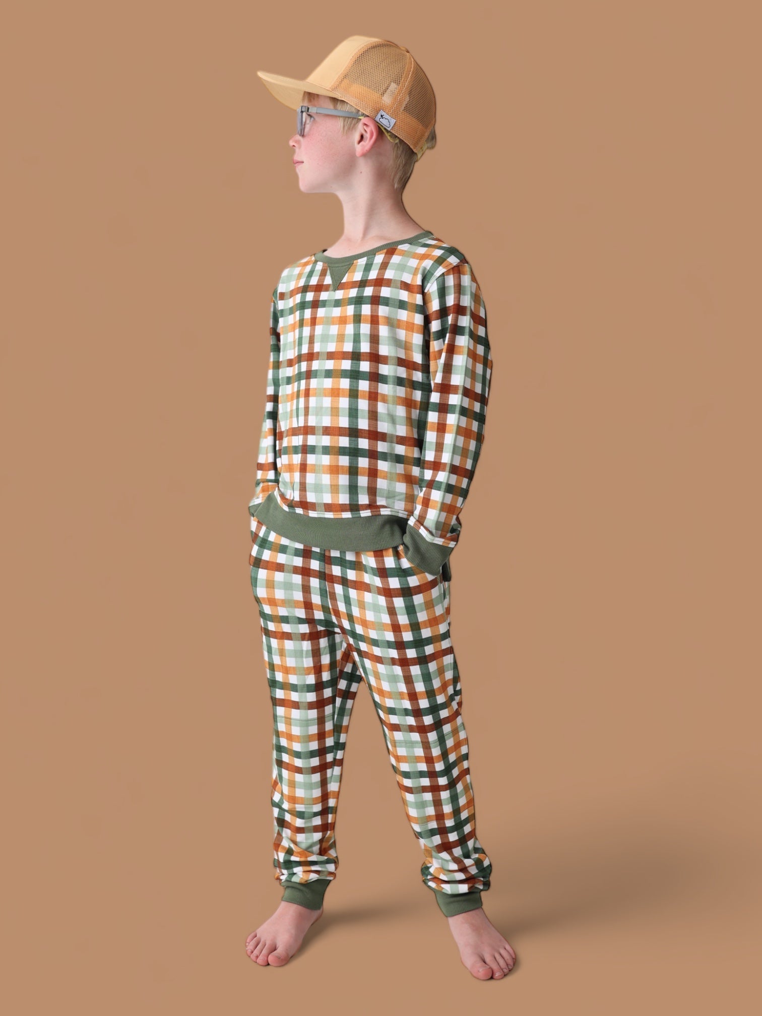 DREAM BIG LITTLE CO AUTUMN PLAID DREAM JOGGEREveretts Place