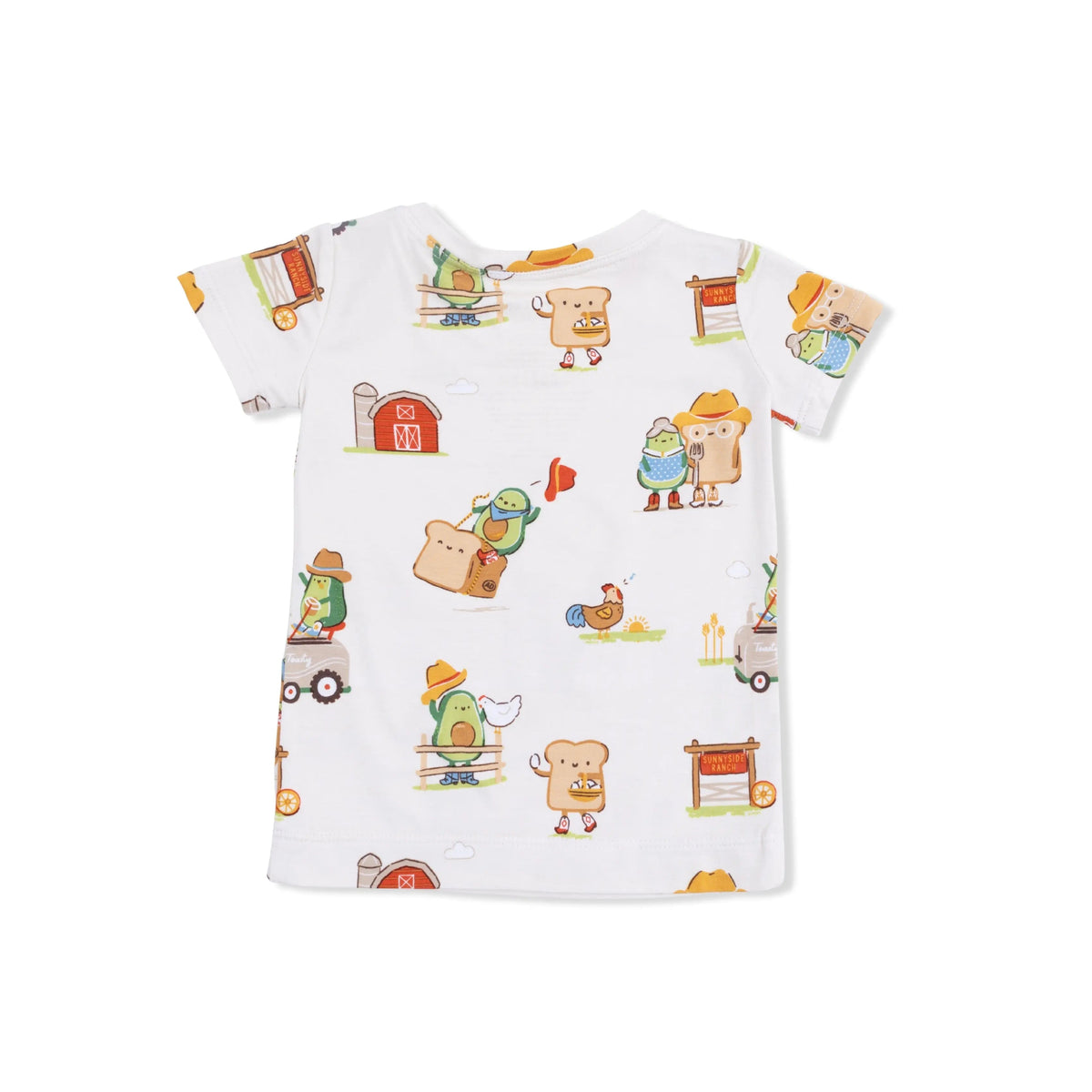 Angel Dear Avocado Toast - American Gothic - Loungewear Short Set - 